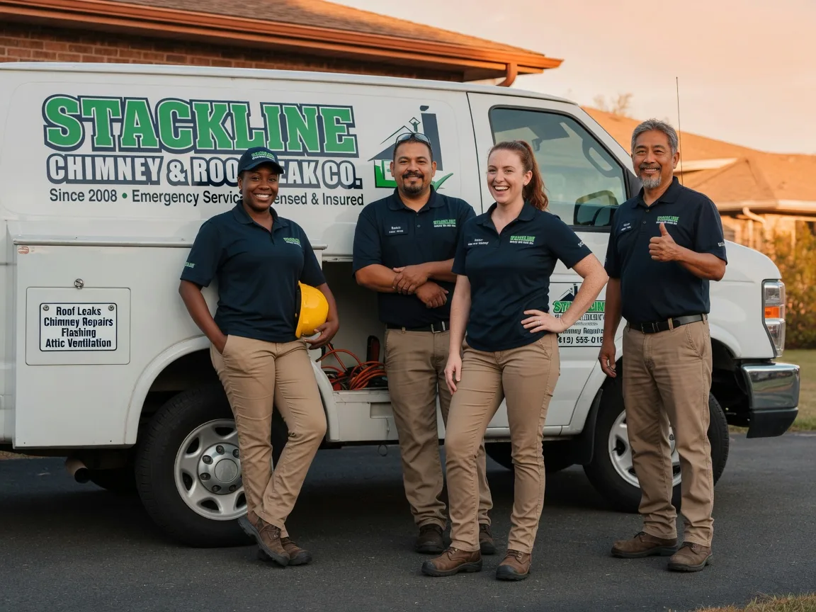 Chimney flashing repair company in Saint Louisville, OH